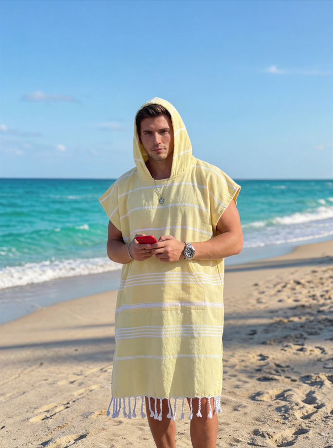 The CoveFora Turkish Towel Poncho