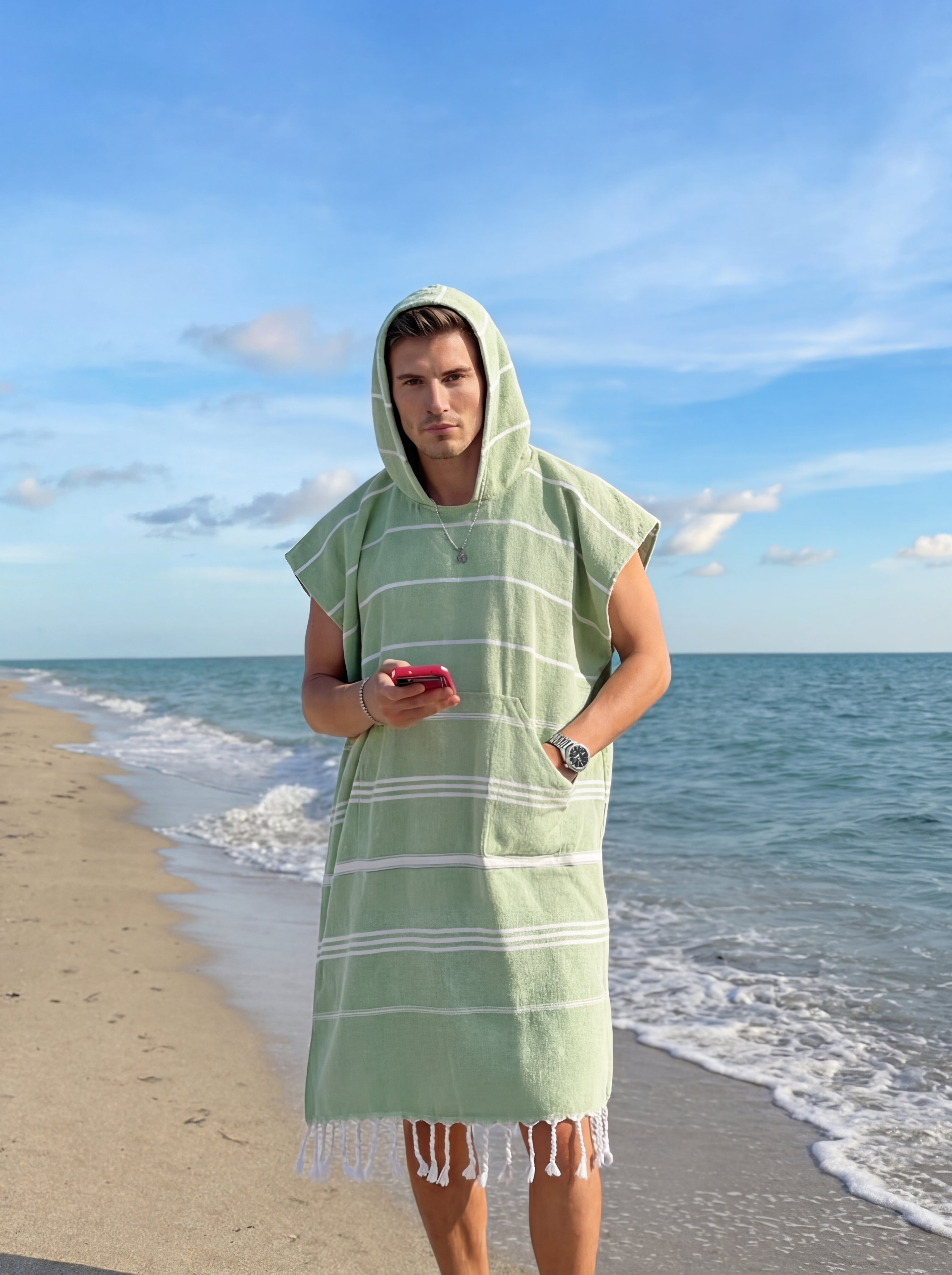 The CoveFora Turkish Towel Poncho
