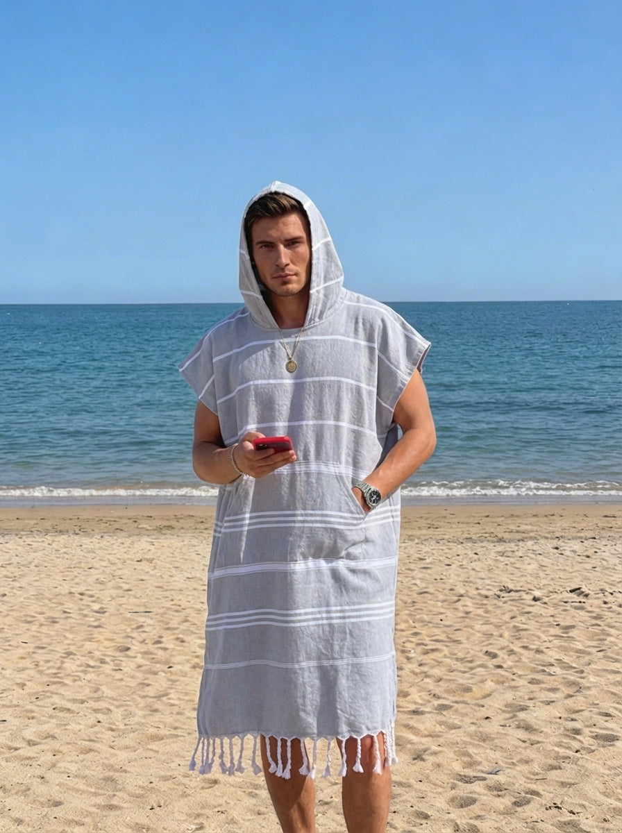 The CoveFora Turkish Towel Poncho